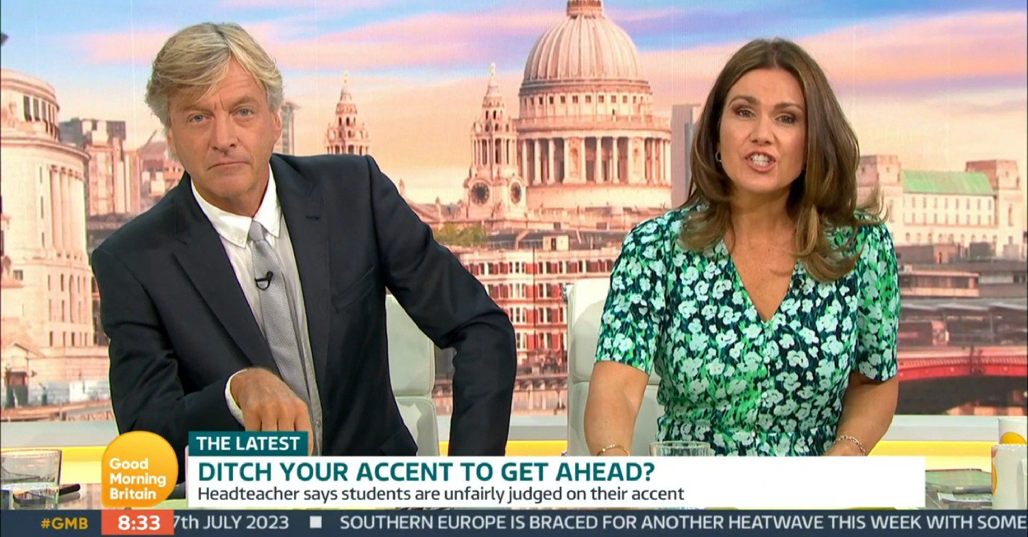 Richard Madeley and Susanna Reid on GMB