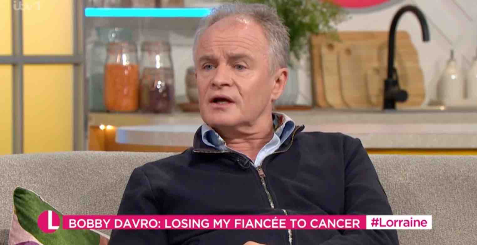 Bobby Davro talking
