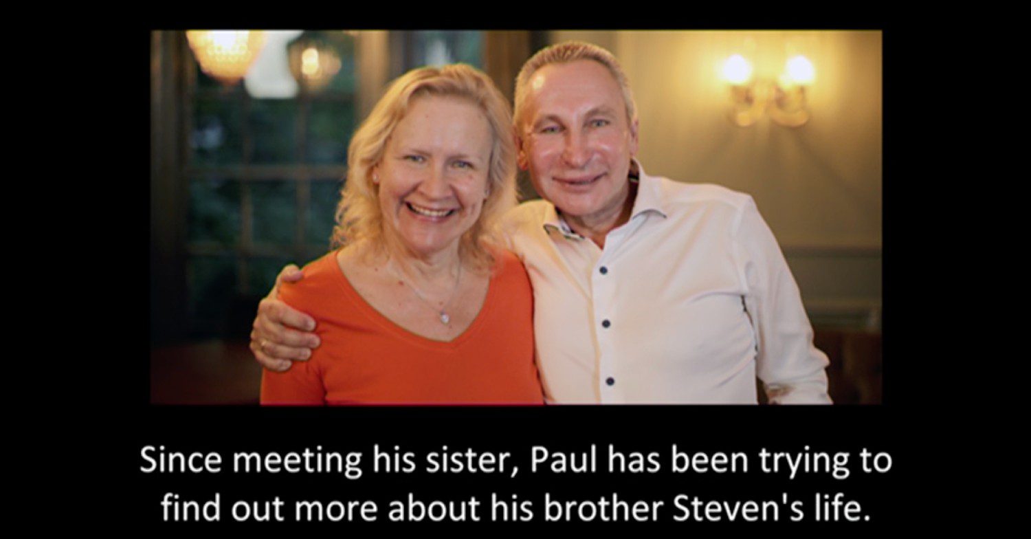 Beverley and Paul on Long Lost Family