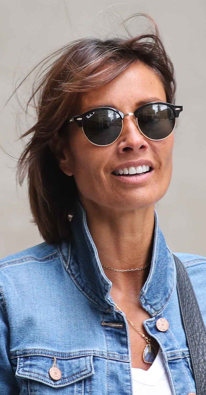 Melanie Sykes wearing sunglasses