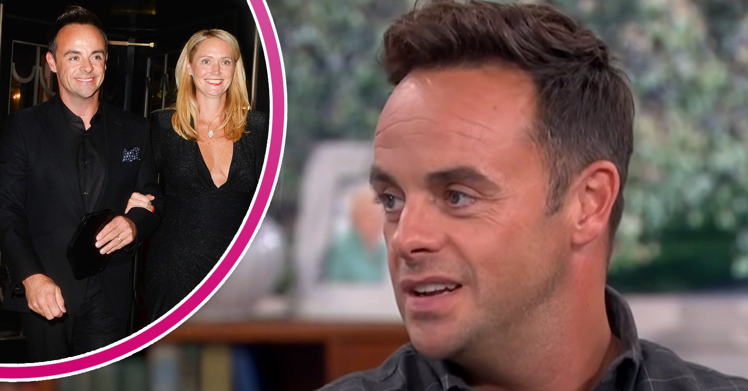 Ant McPartlin and his wife, Anne-Marie Corbett, at party and Ant on This Morning