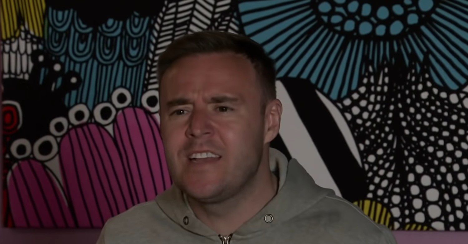 Tyrone shouting on Coronation Street