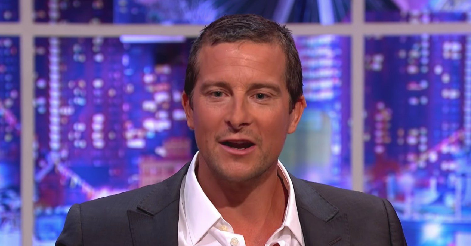 Bear Grylls looking serious 