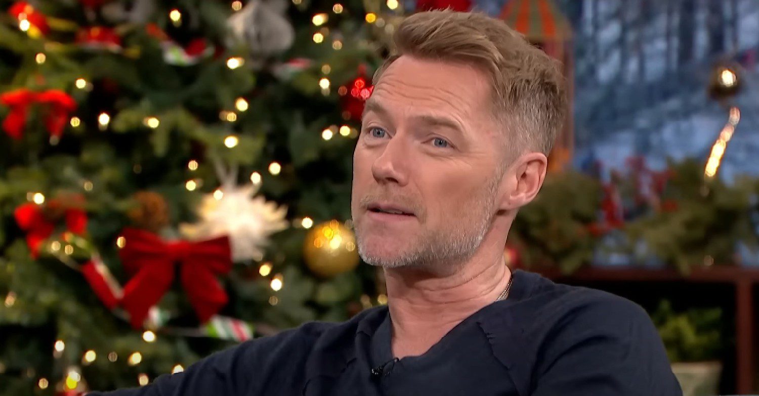 Ronan Keating appearing on This Morning