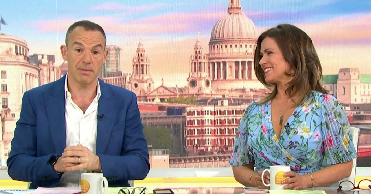 Martin Lewis and Susanna Reid on GMB today