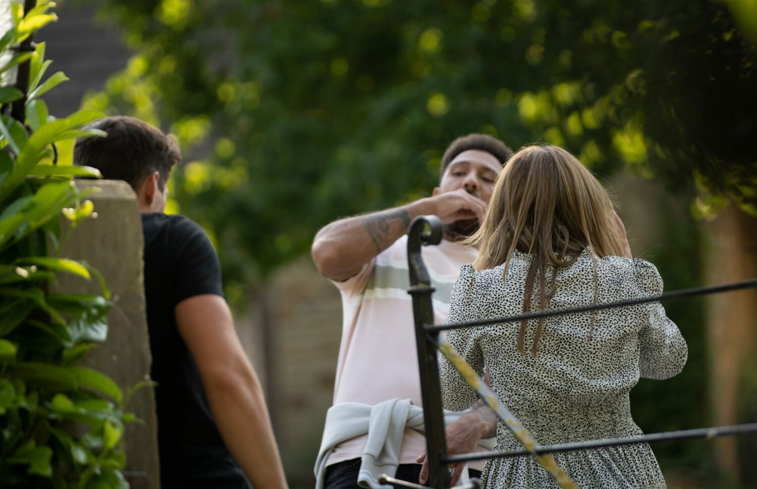 Billy reeling after Gabby's accidental punch on Emmerdale