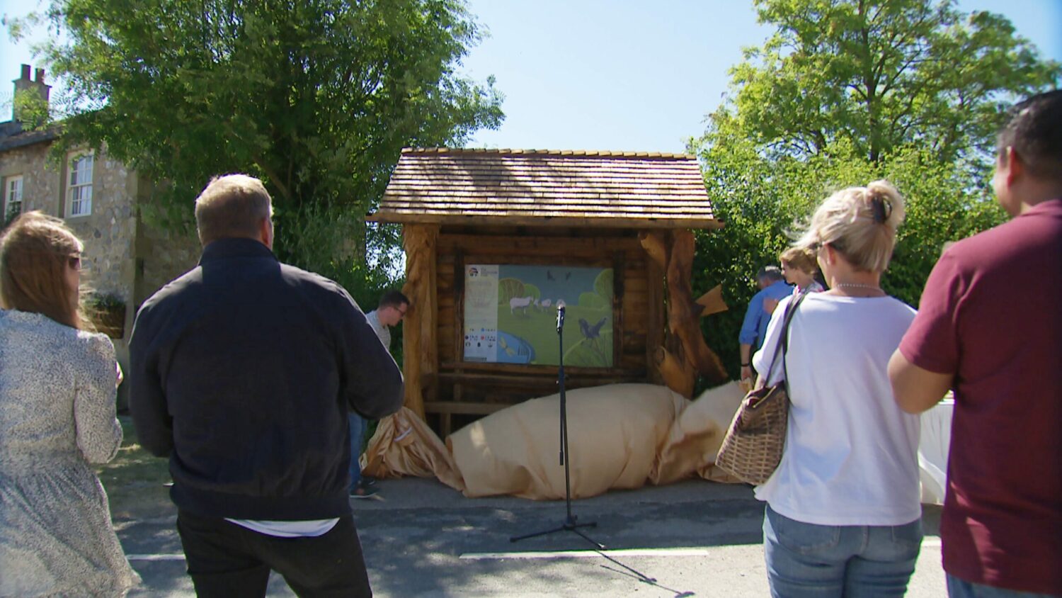 Emmerdale's new bus stop