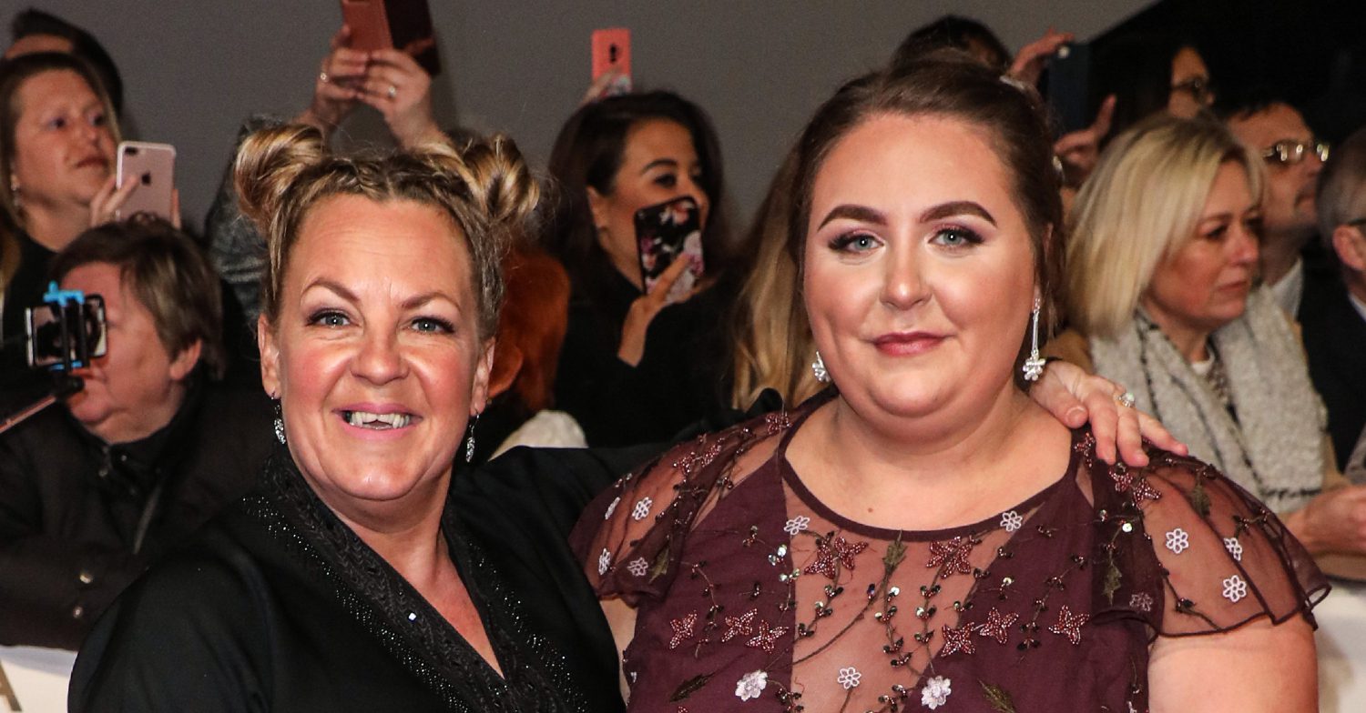EastEnders' Lorraine Stanley and Clair Norris are smiling together at the television awards