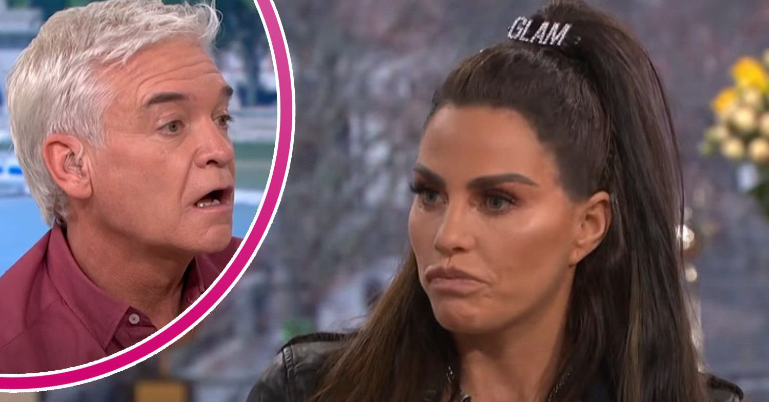 Phillip Schofield and Katie Price on This Morning