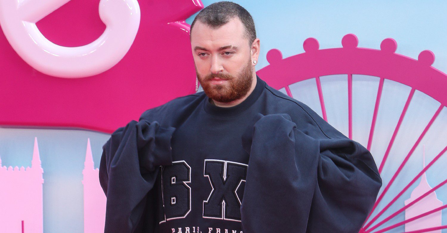 Sam Smith on a red carpet 