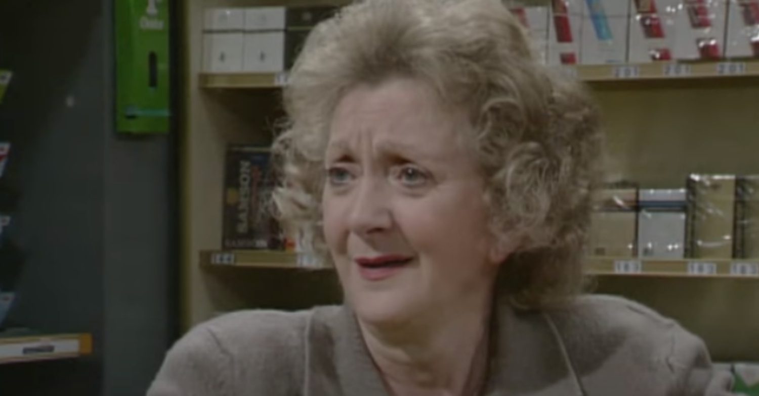 Coronation Street's Mavis is in the shop
