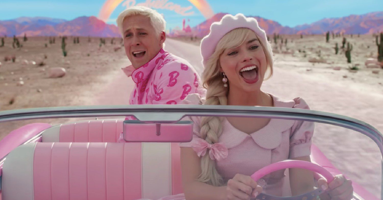 Ken and Barbie in the movie