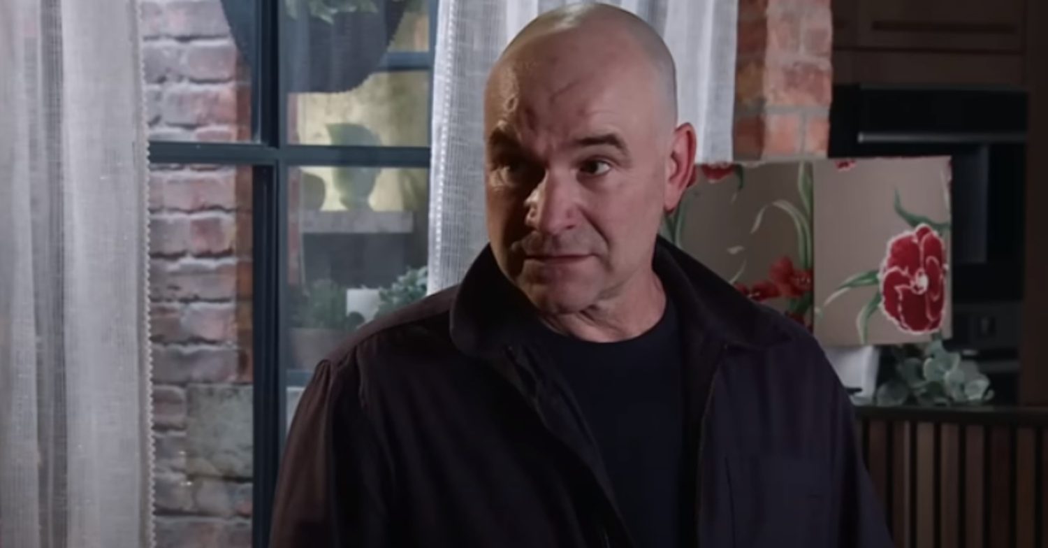 Coronation Street's Tim looks angry