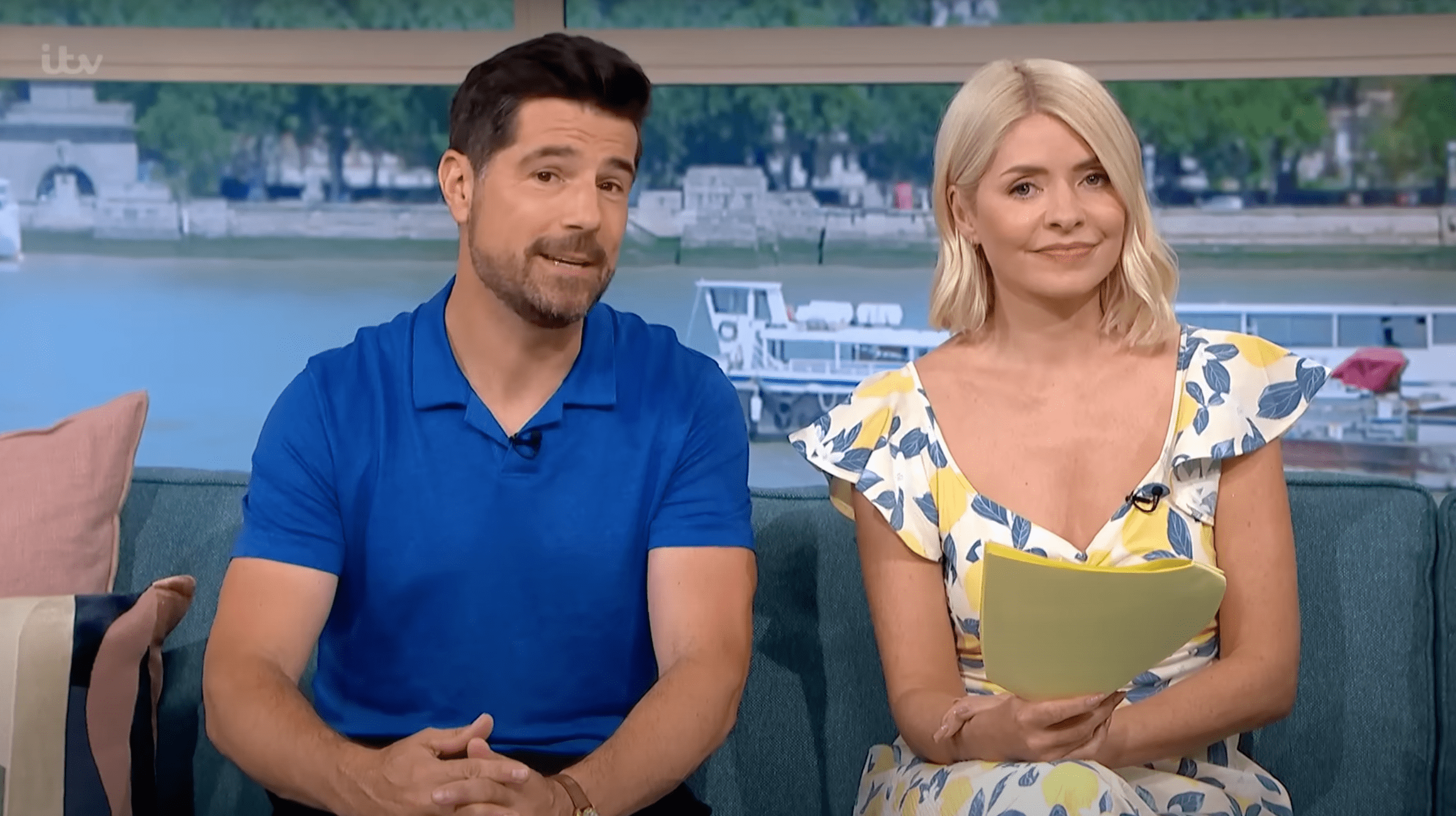 Craig Doyle and Holly Willoughby presenting This Morning