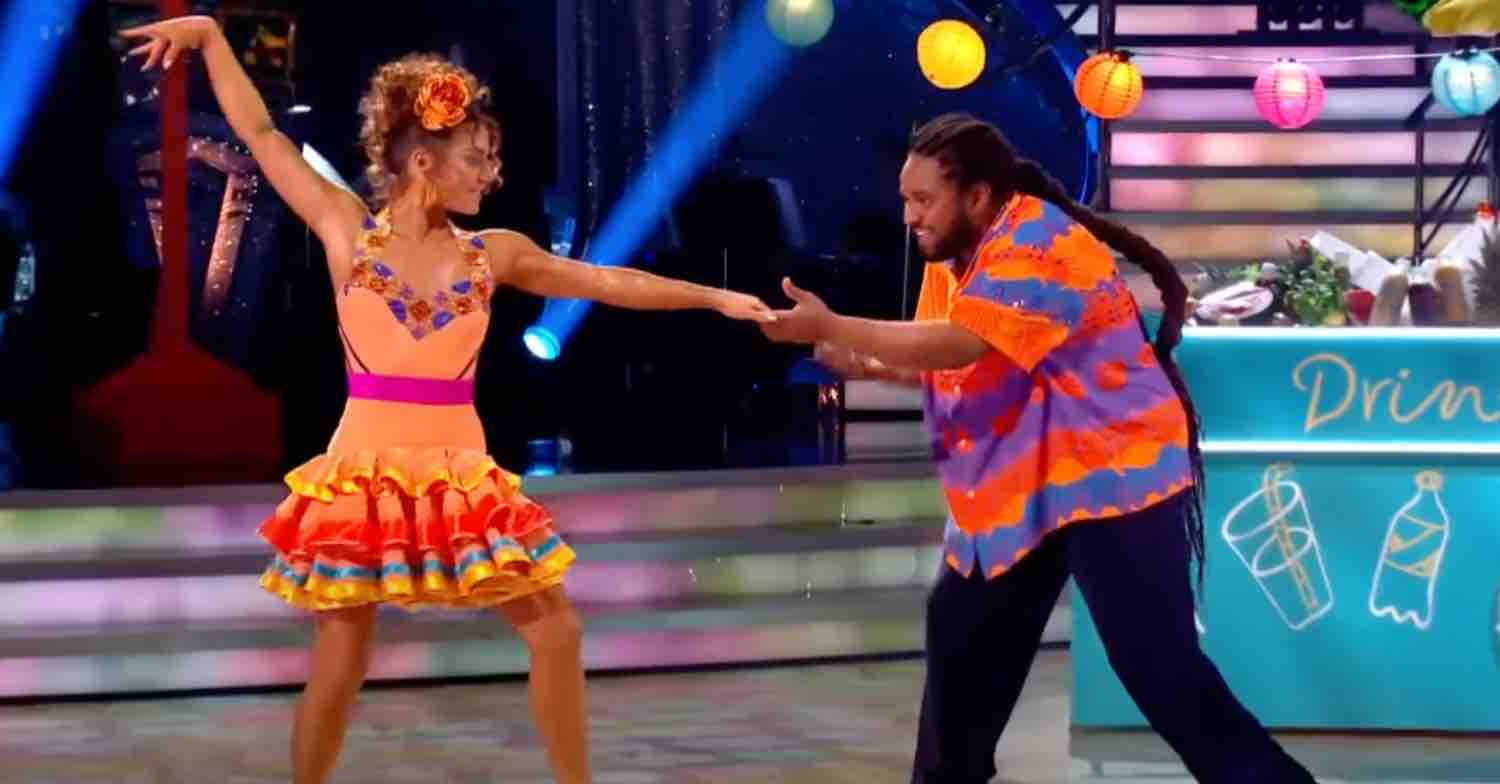 Jowita Przystał and Hamza Yassin on Strictly Come Dancing 
