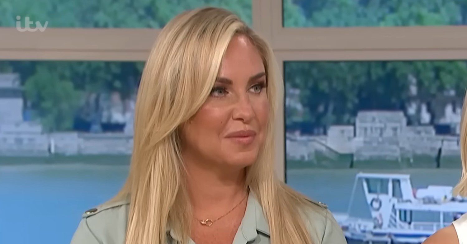 Josie Gibson presenting This Morning