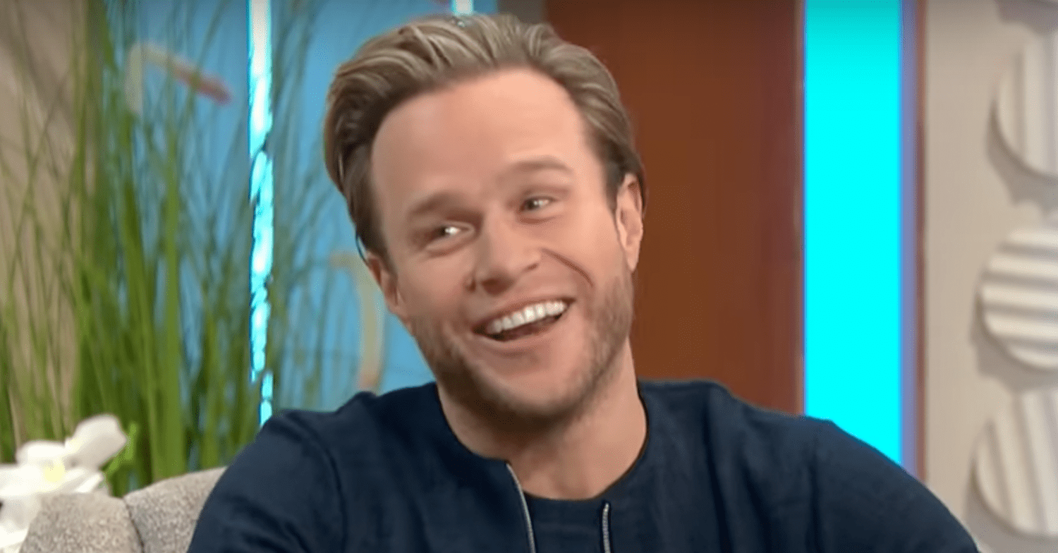 Olly Murs being interviewed on Lorraine