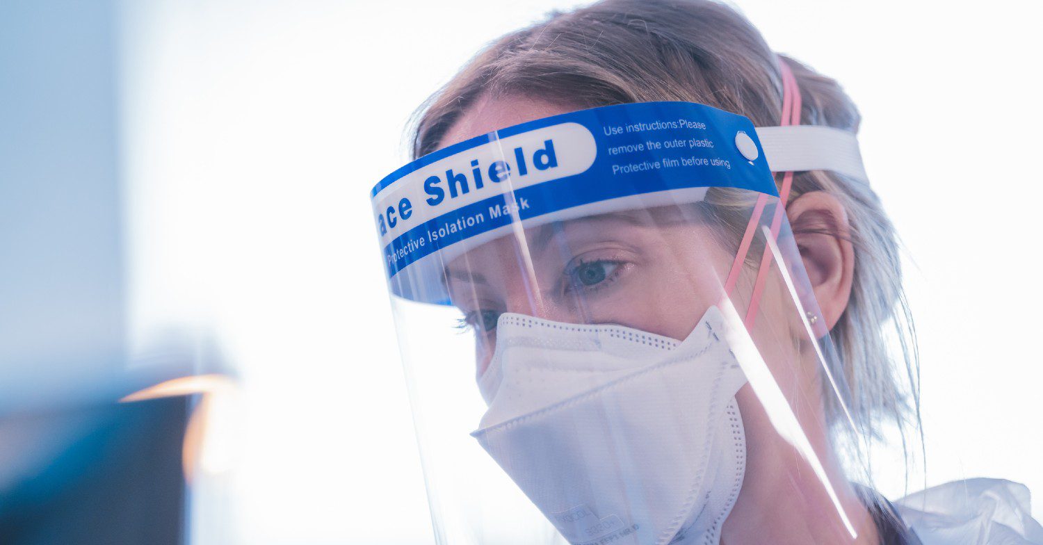 Joanne Froggatt wearing face mask in new ITV series Breathtaking