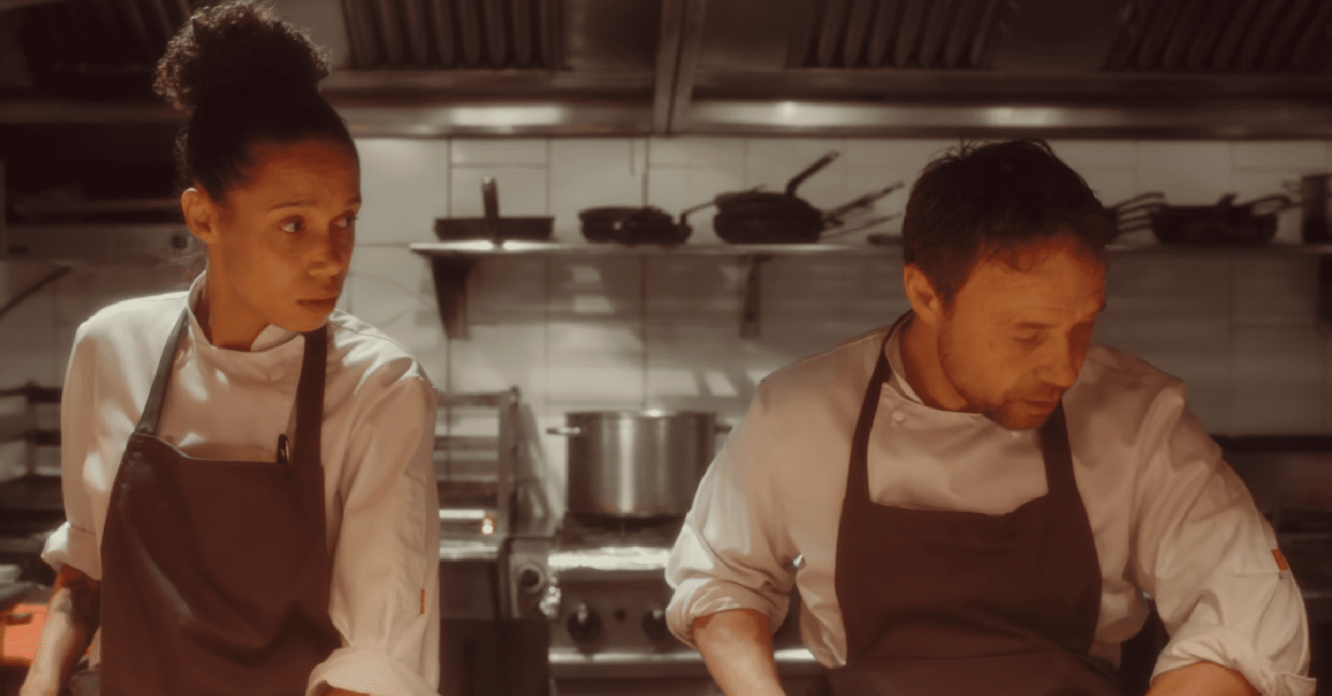 Vinette Robinson and Stephen Graham in Boiling Point