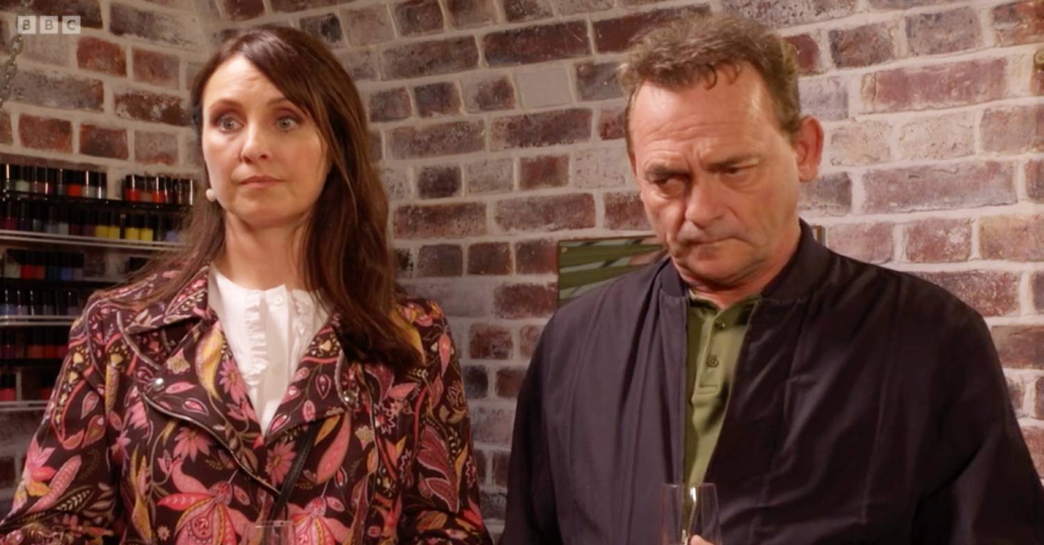 Emma Barton in character as Honey Mitchell on EastEnders