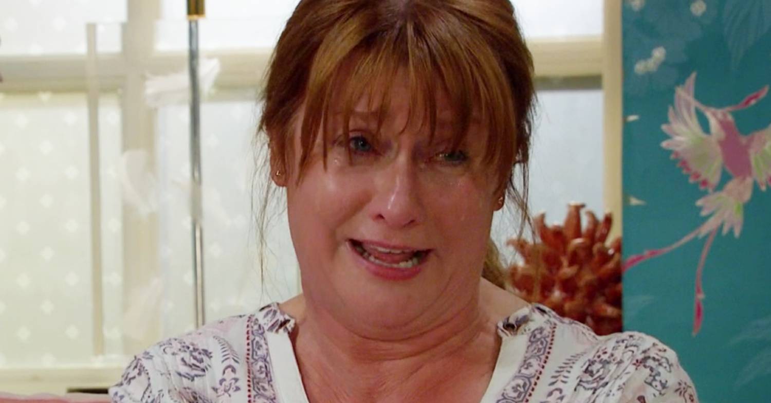 Emmerdale character Wendy blubs