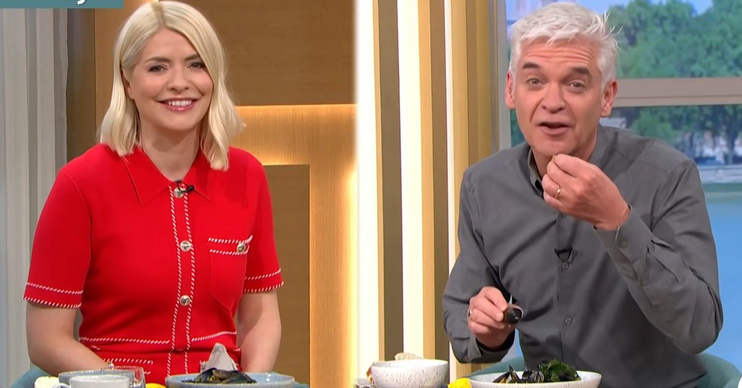Holly Willoughby and Phillip Schofield on This Morning