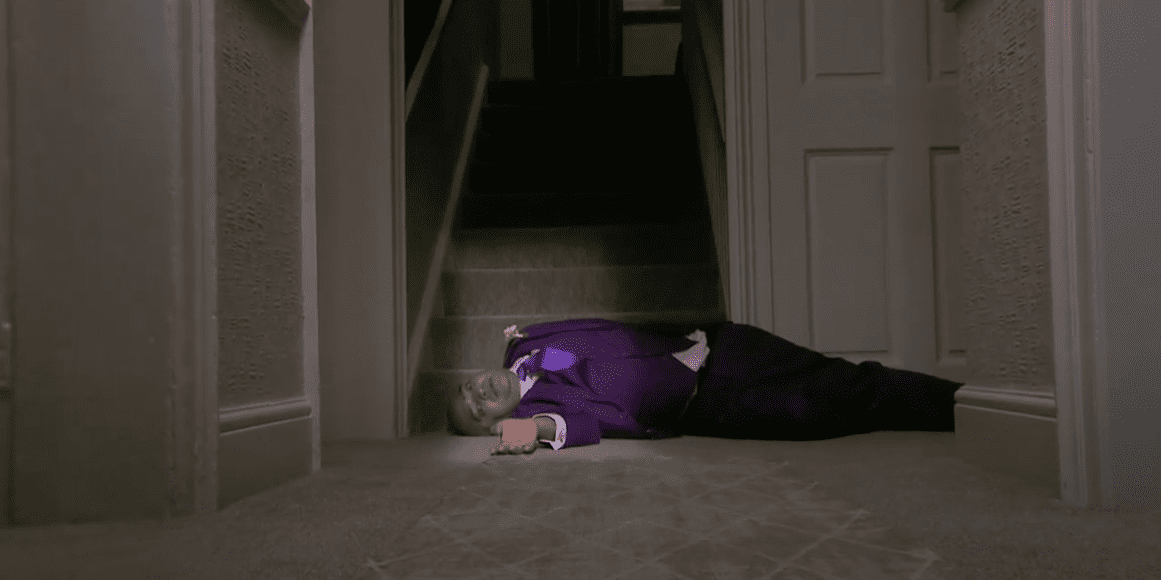 Rishi dead on the floor in Emmerdale