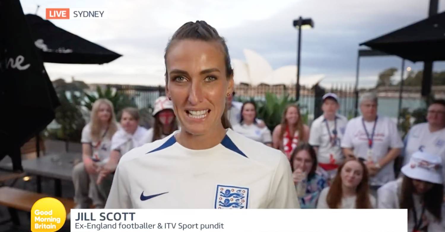 Jill Scott appears on GMB today