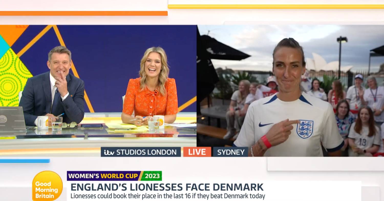 Jill Scott appears on GMB today