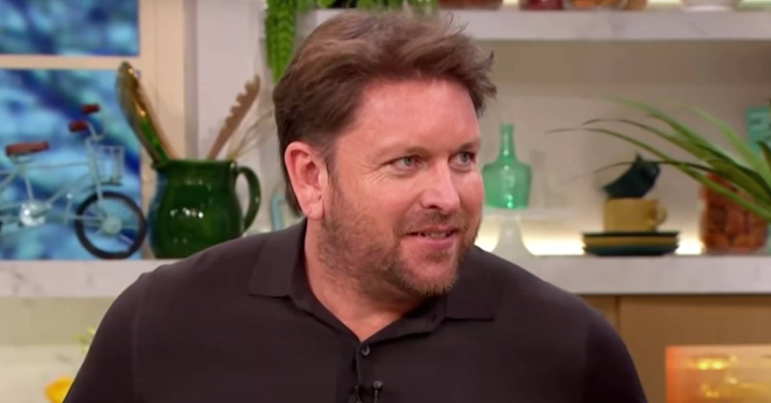 James Martin smiles