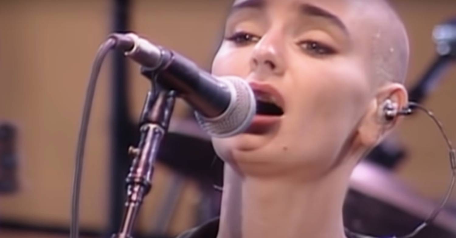 Sinead O'Connor sings