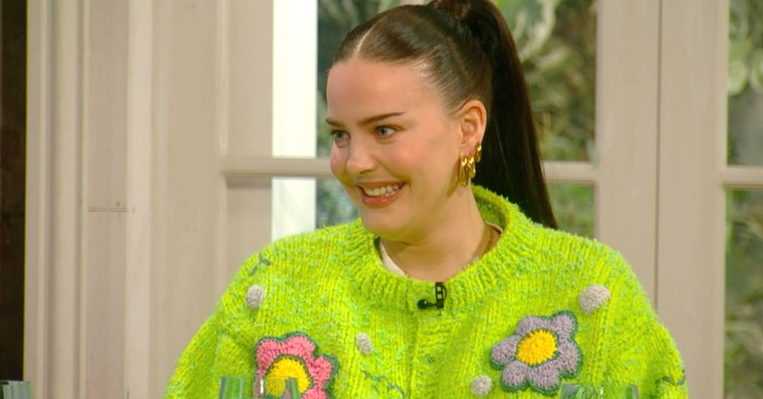 Anne-Marie smiles as she appears on Saturday Kitchen