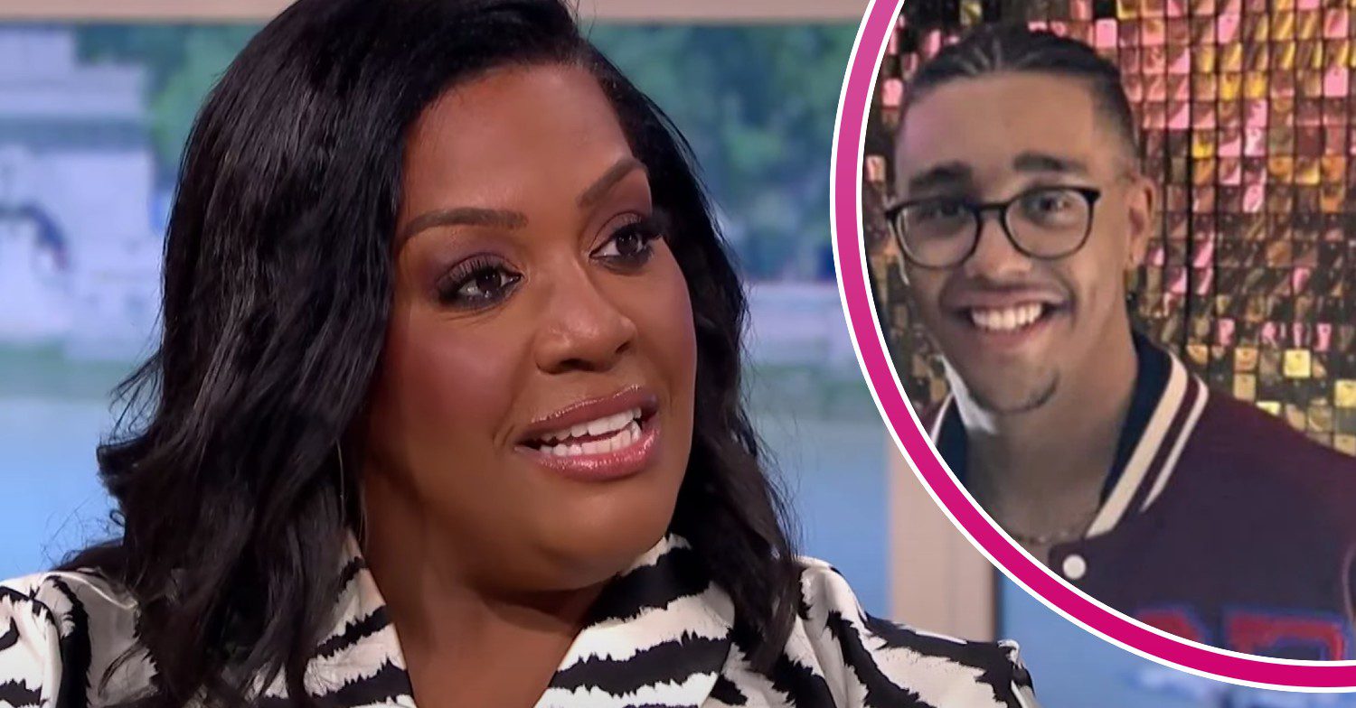 Alison Hammond speaks on This Morning, her son smiles
