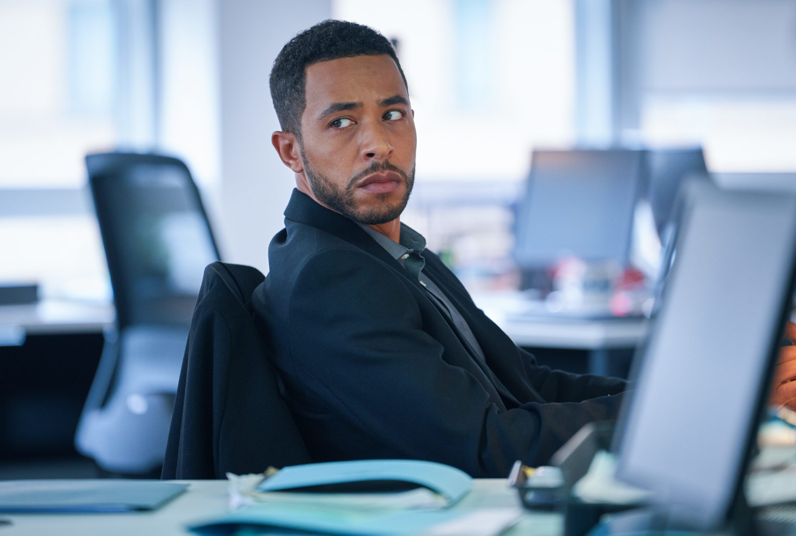 Ukweli Roach in Wolf on BBC One episode 1