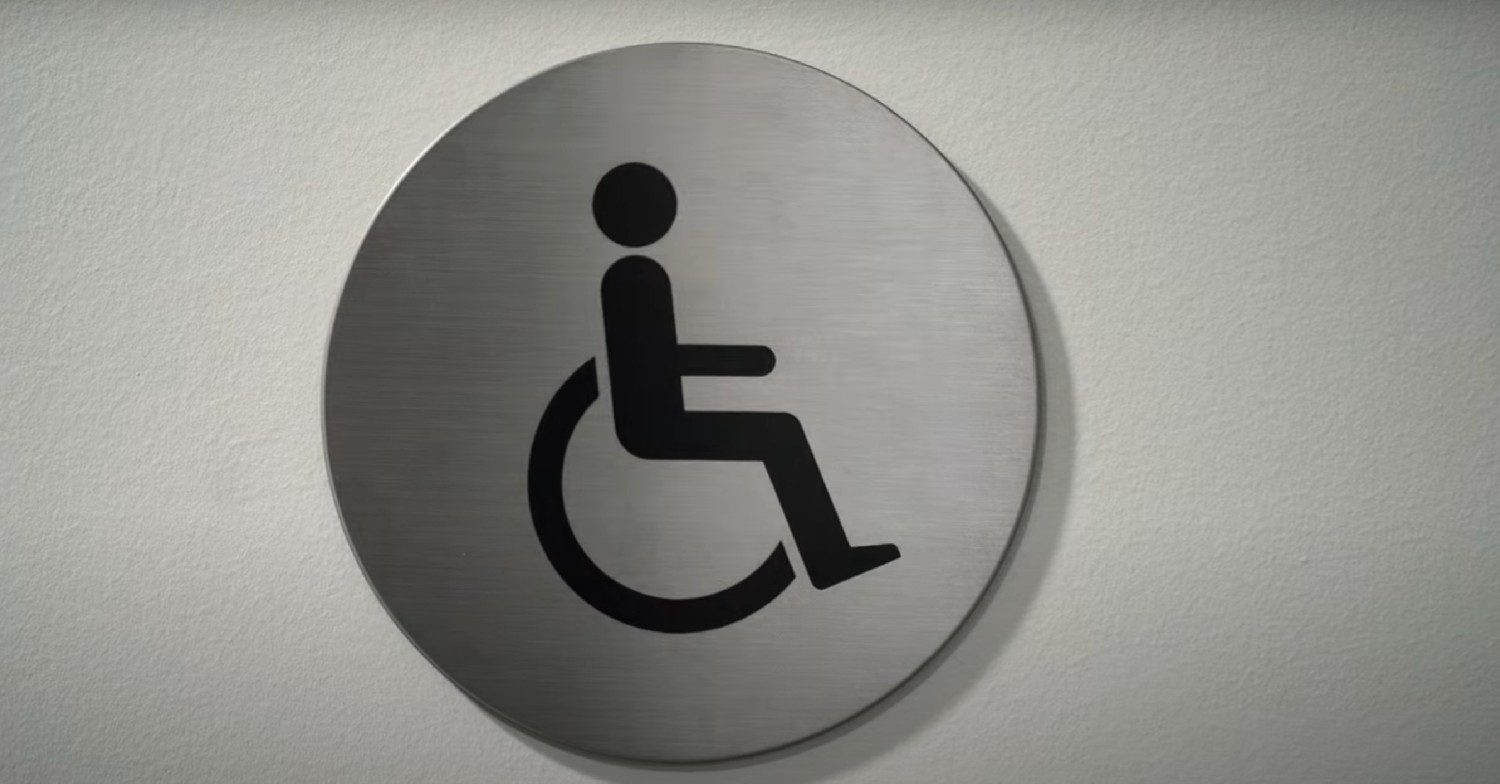 Disabled toilet logo