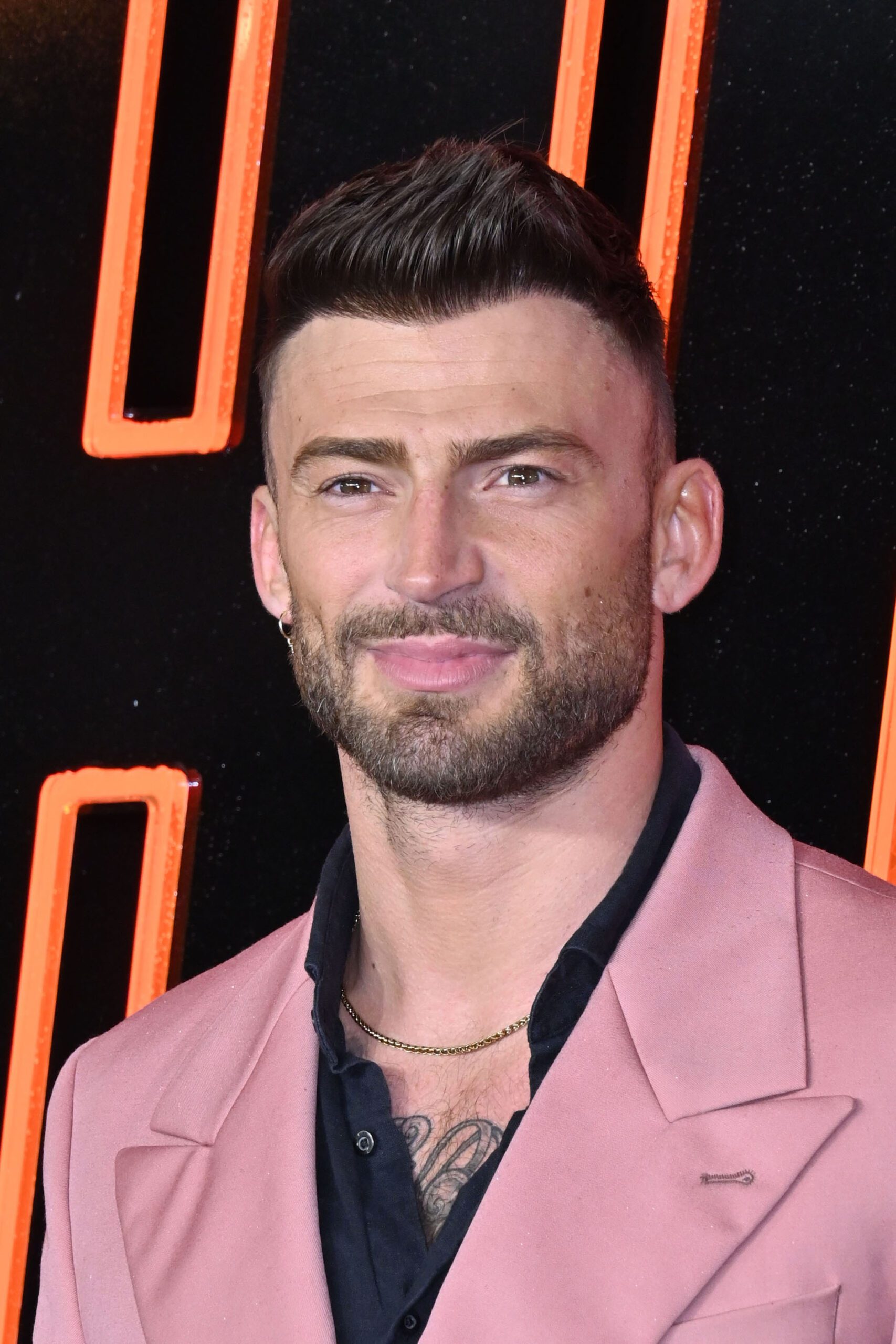 Jack Quickenden smiling at premiere