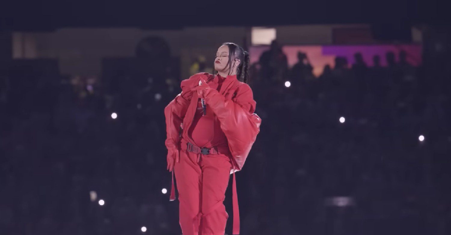 Rihanna at the Super Bowl