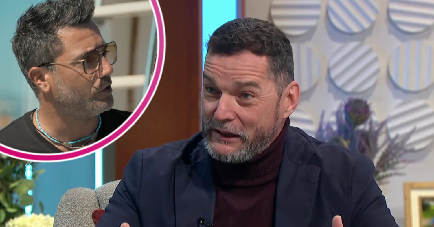 Gino and Fred Sirieix looking serious