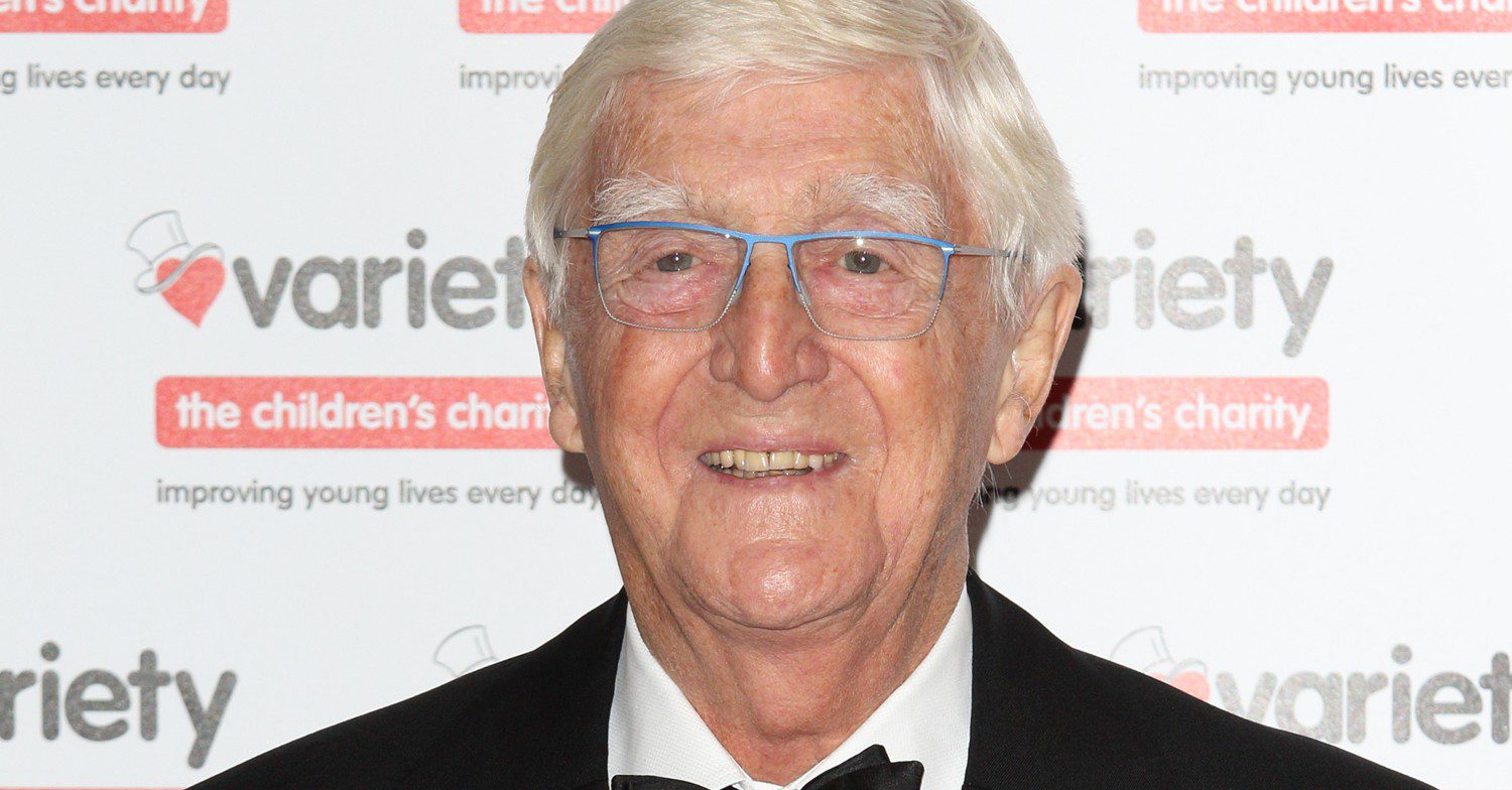 Michael Parkinson smiling 