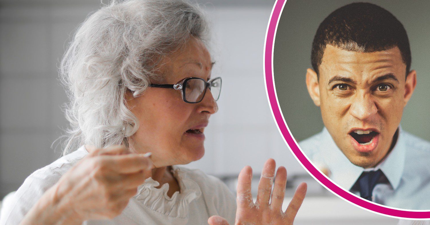 angry gran / angry man