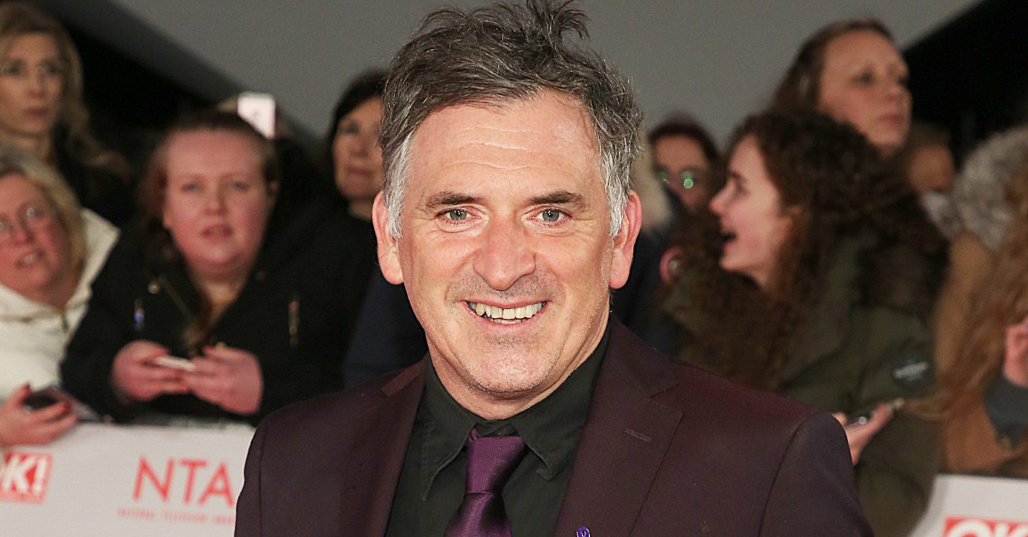 Emmerdale's Tony Audenshaw is smiling on the red carpet