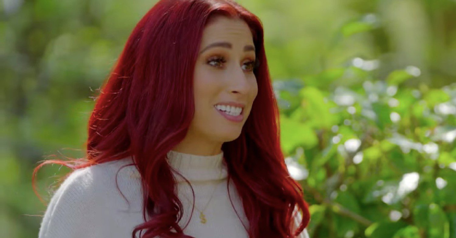 Stacey Solomon smiling