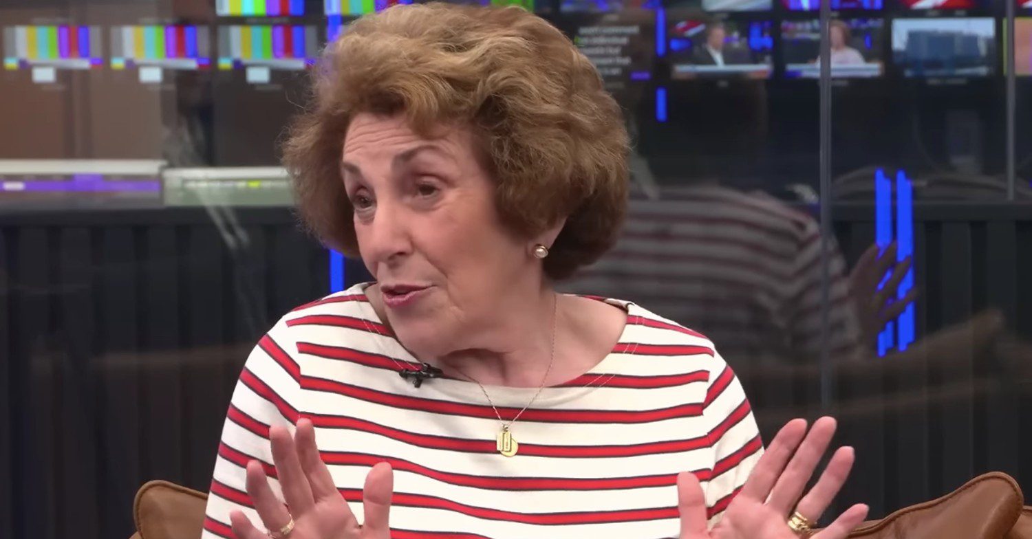 Edwina talking about Carol Vorderman