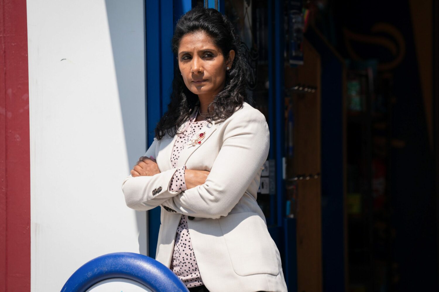 EastEnders' Suki has her arms folded