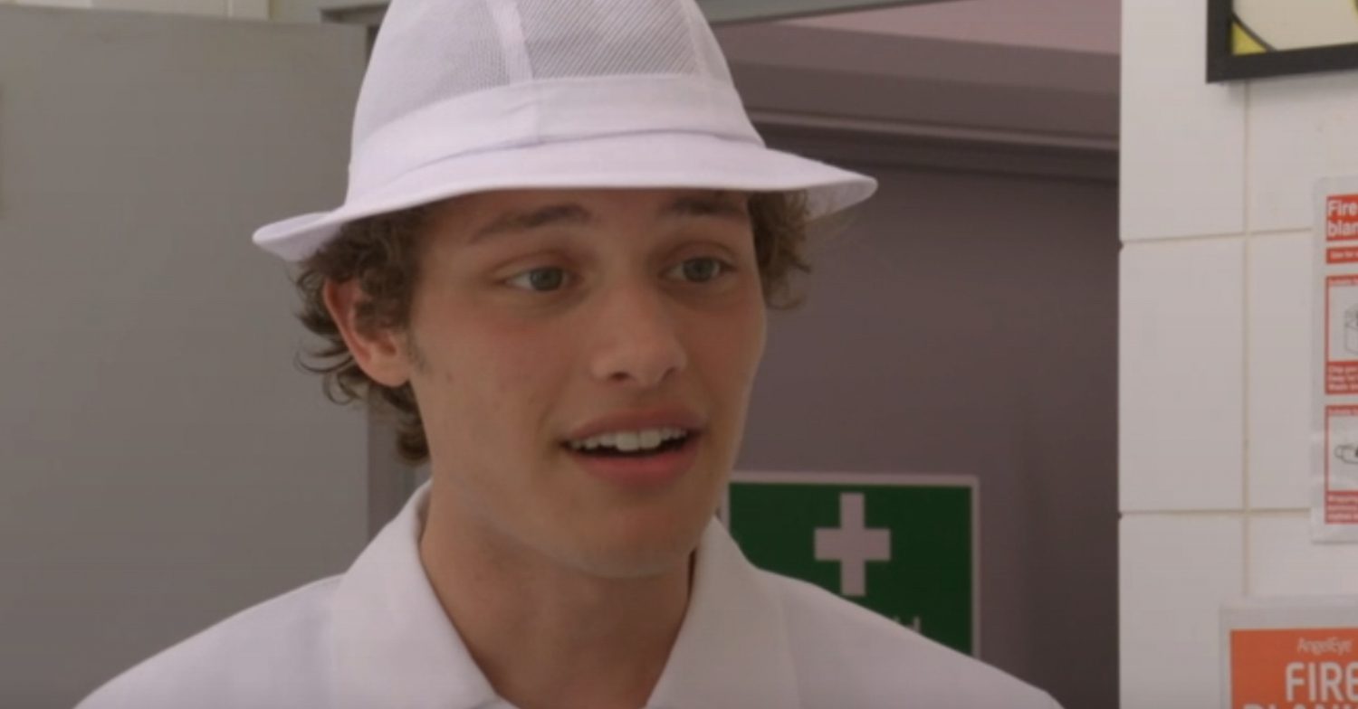 EastEnders' Freddie is in the chip shop