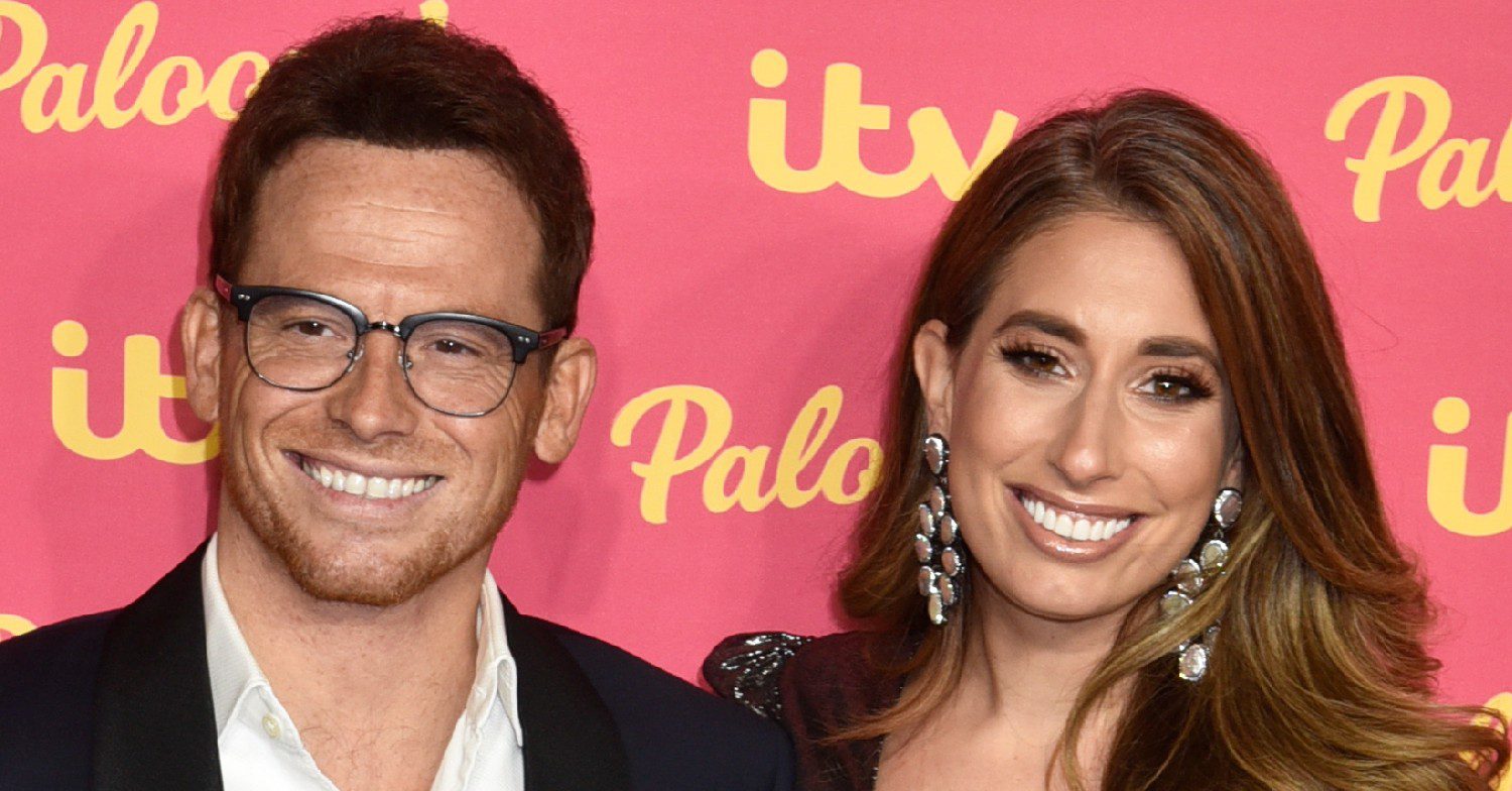 Stacey Solomon and Joe Swash smiling