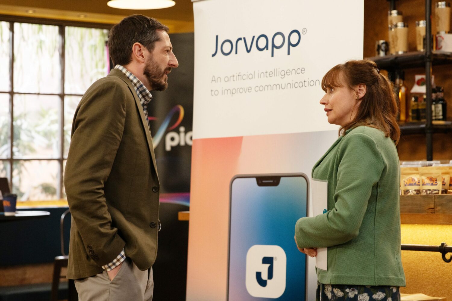 Lydia talking to Craig on Emmerdale