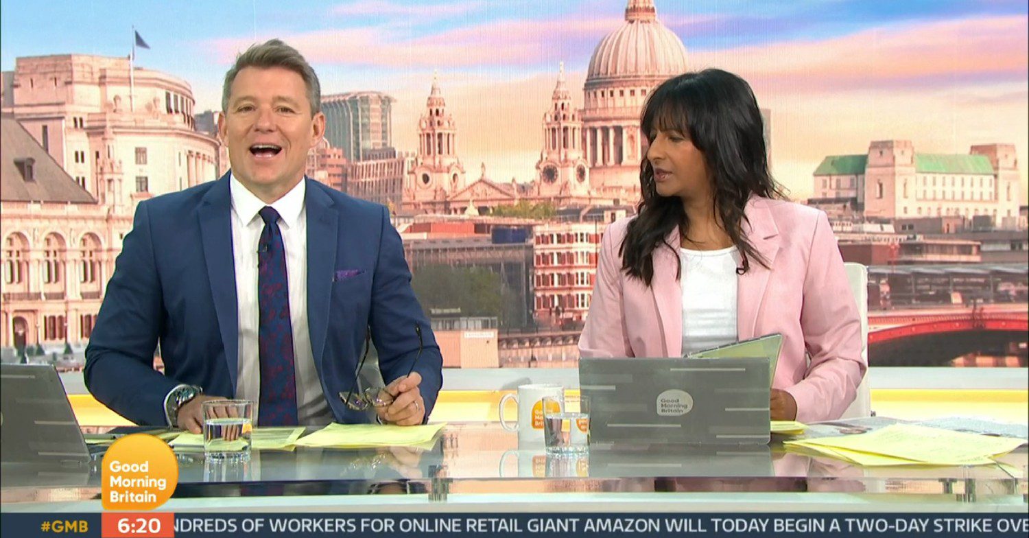 Ranvir Singh and Ben Shephard on Good Morning Britain