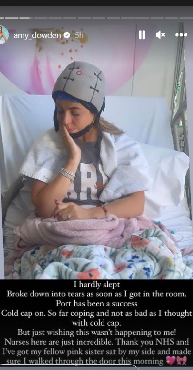 Amy Dowden chemo update