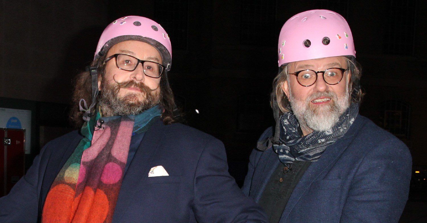 The Hairy Bikers smiling
